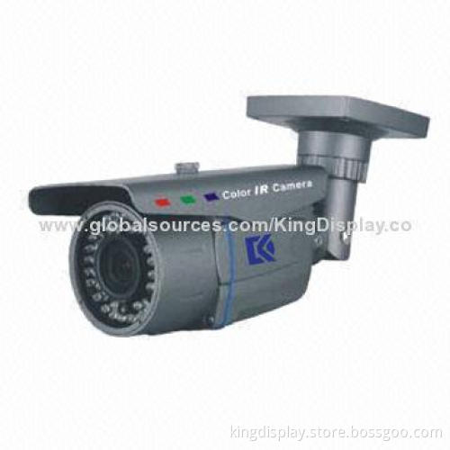 Waterproof CCTV Security Camera with Integrated Bracket, 1/3-inch Sony CCD, 40m IR